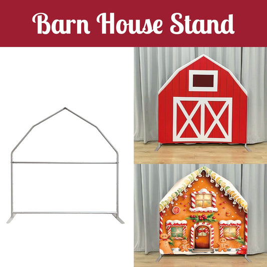 6ft/7ft Barn Backdrop Stand | Birthday Party Decoration Prop