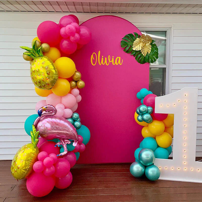 4x7ft Chiara Arch Wall Backdrop Cover for Personalized Backdrop