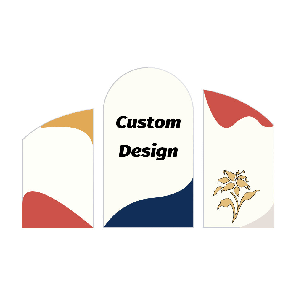 Custom Trio Arch Backdrop For Party Events-GEF