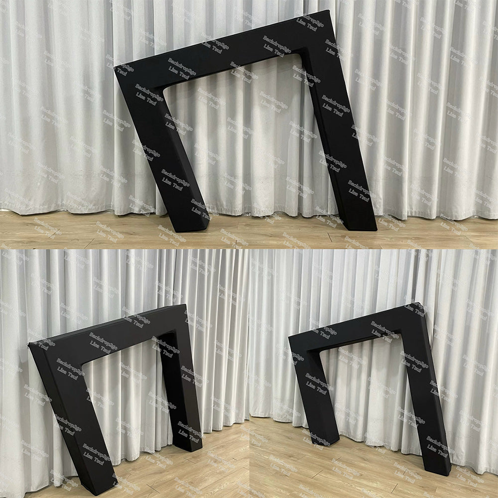 3D Slant Arch Party Backdrop Stand for Birthday&Baby Shower&Wedding Pa ...