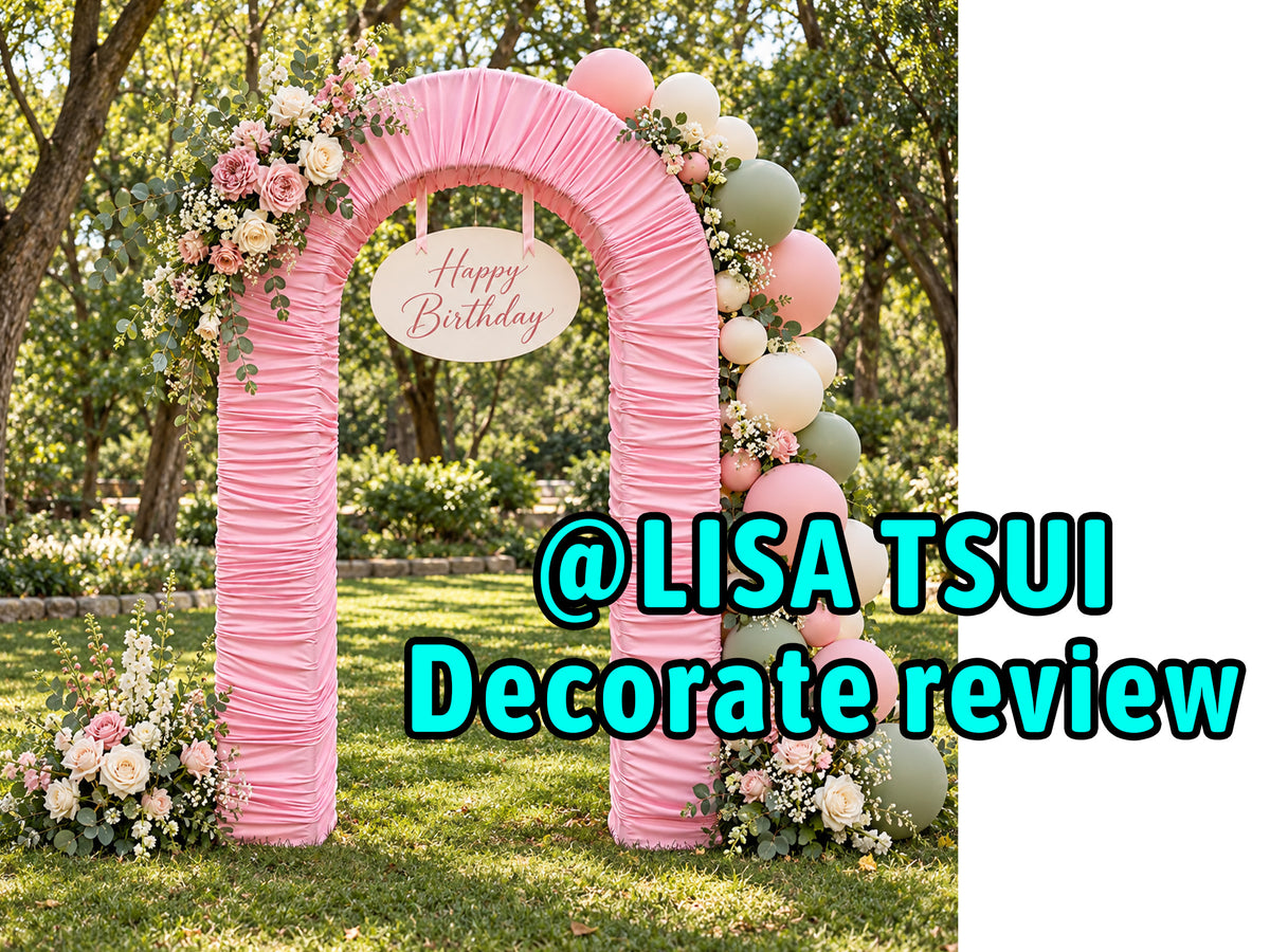 3D Arch Door Ruched Fabric Cover Arch Stand for Baby Shower Backdrop Wedding Decor