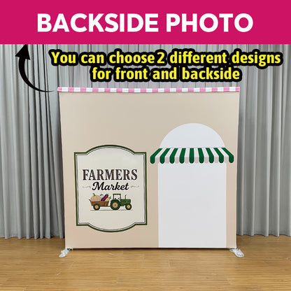 Awning Backdrop Candy shop backdrop Party Frame Stand