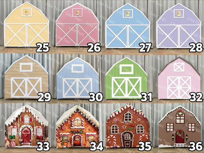 6ft/7ft Barn Backdrop Stand | Birthday Party Decoration Prop