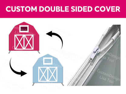 6ft/7ft Barn Backdrop Stand | Birthday Party Decoration Prop