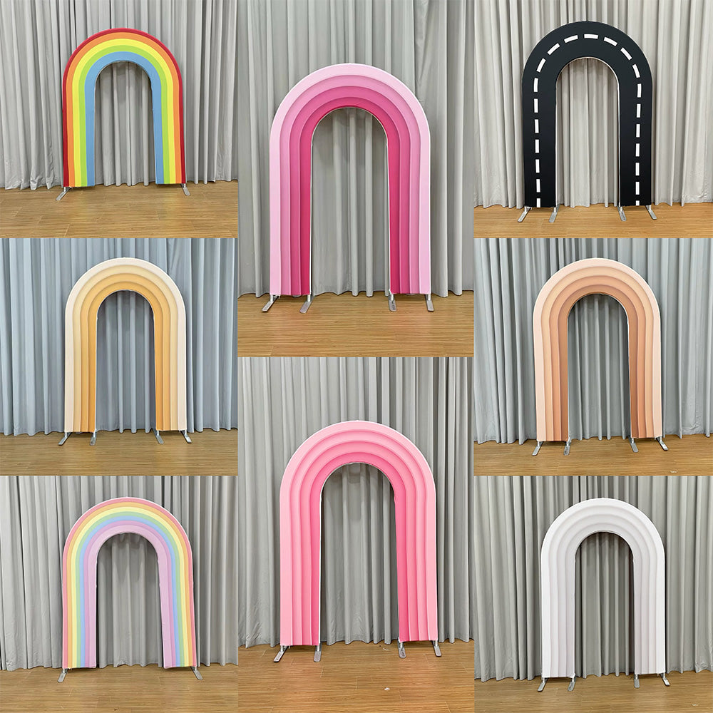 5x7ft Open Center Wall Arched Backdrop Party Frame Stand