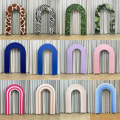 5x7ft Open Center Wall Arched Backdrop Party Frame Stand