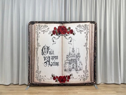 Pillowcase Tension Backdrop Rose Princess Castle Book Pattern