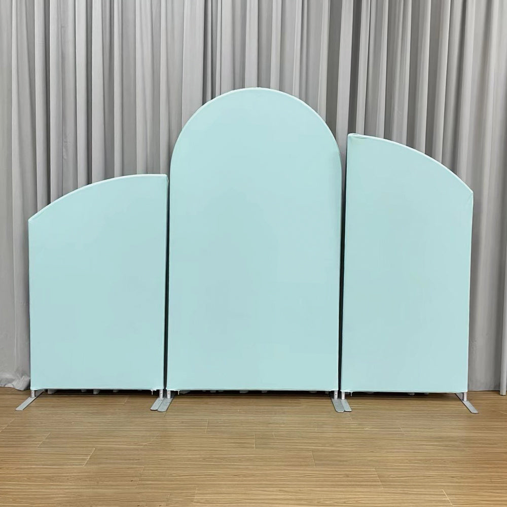Solid Turquoise Blue Arch Backdrop