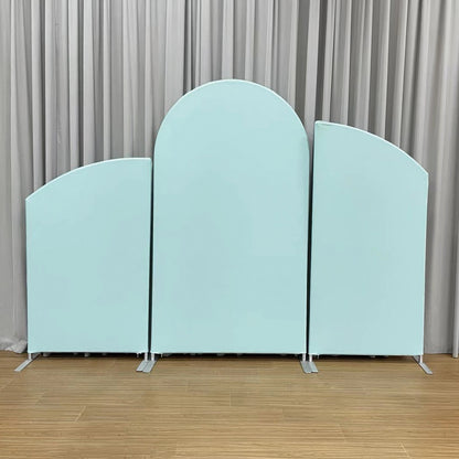 Solid Turquoise Blue Arch Backdrop