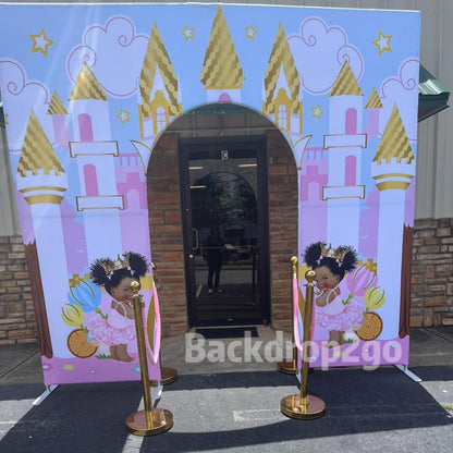 10x9ft Wedding Party Flower Arch Frame Welcome Stand Door Backdrop