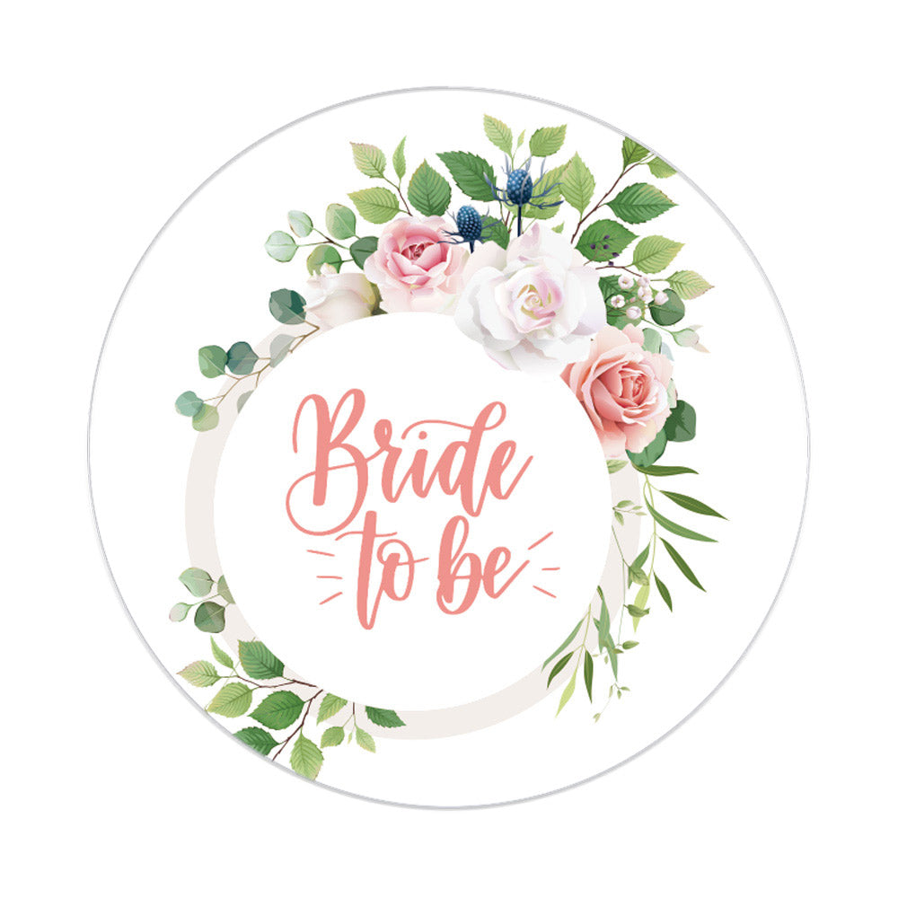 Bridal Shower Boho Theme Round Backdrop Cover