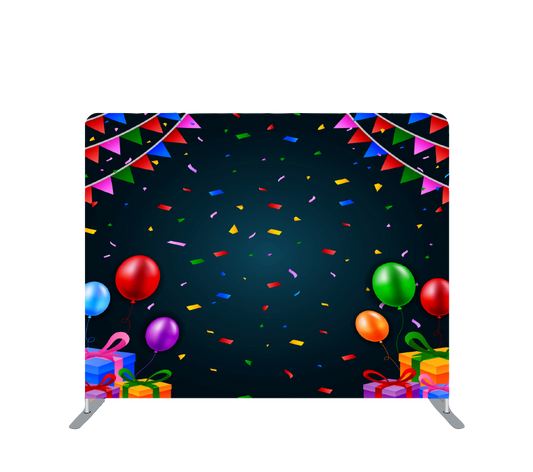 Pillowcase Tension Backdrop Birthday Celebration