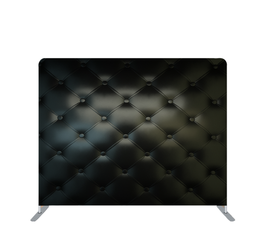 Pillowcase Tension Backdrop Black Leather