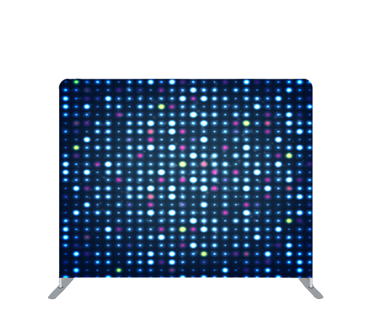 Pillowcase Tension Backdrop Blue Sequin