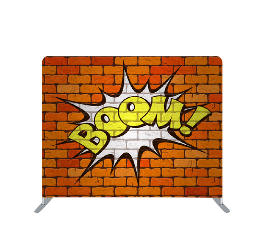 Pillowcase Tension Backdrop Brick Wall Boom