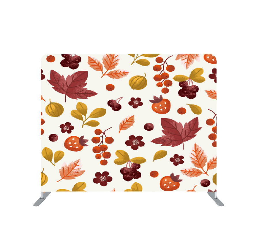 Pillowcase Tension Backdrop Burgandy Berries