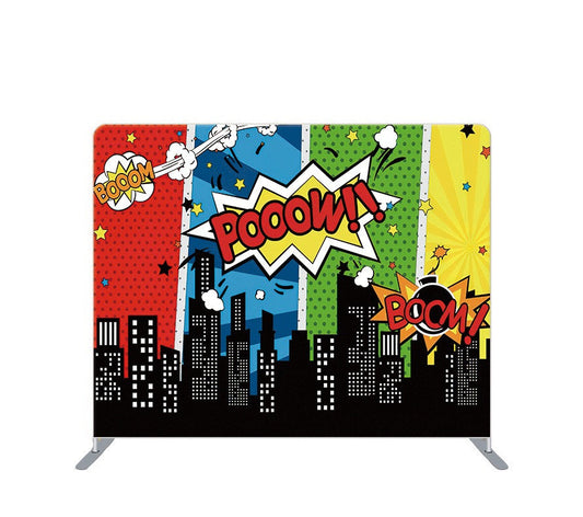 Pillowcase Tension Backdrop City Building Spider