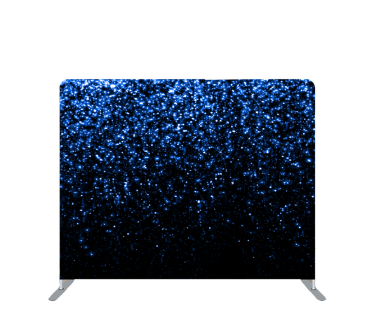 Pillowcase Tension Backdrop Dark Blue Glitter Sprinkles