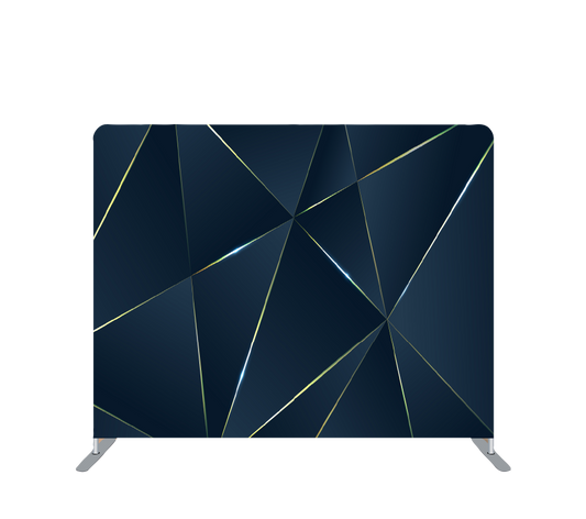 Pillowcase Tension Backdrop Dark Blue Poly