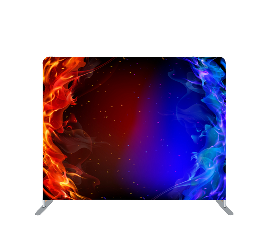 Pillowcase Tension Backdrop Fire and Ice
