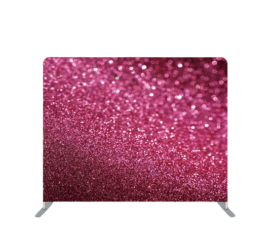Pillowcase Tension Backdrop Fuscia Glitter