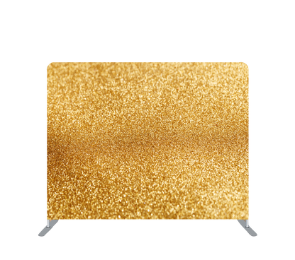 Pillowcase Tension Backdrop Gold Glitter Prined