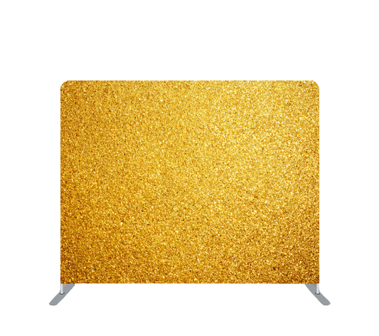 Pillowcase Tension Backdrop Gold Sparkle Printed- Not Real Sequin Fabric- Not Shiny