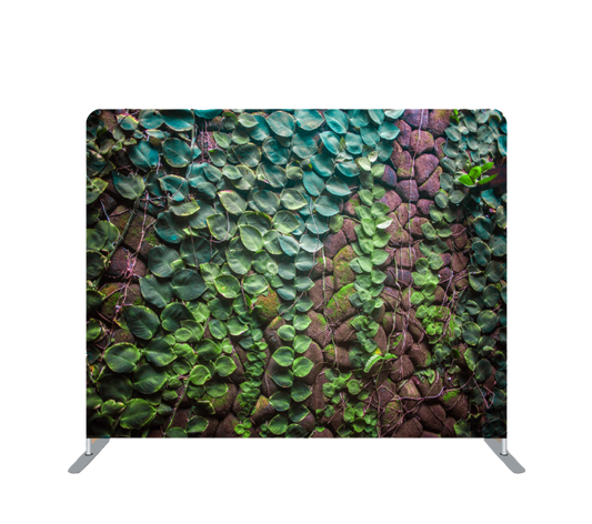 Pillowcase Tension Backdrop Green Stone Wall