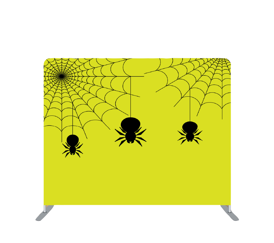 Pillowcase Tension Backdrop Hanging Spiders – Backdrop2go