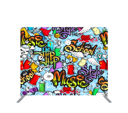 Pillowcase Tension Backdrop Hip Hop Graffiti