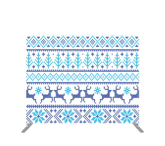 Pillowcase Tension Backdrop Holiday Blue