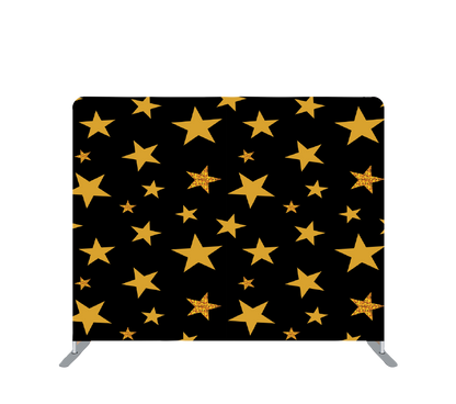 Pillowcase Tension Backdrop Large Gold Stars