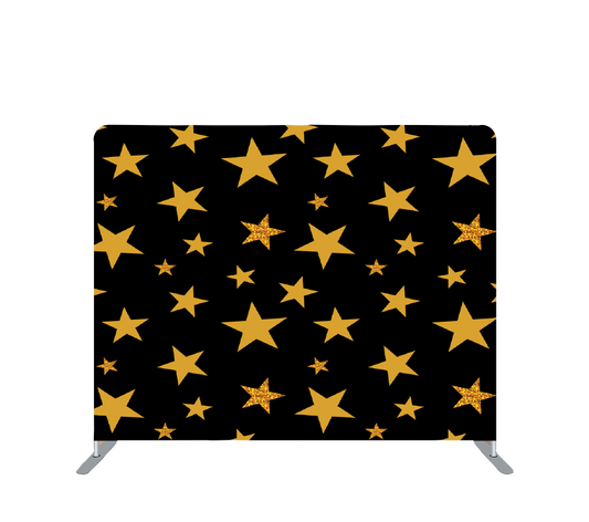 Pillowcase Tension Backdrop Large Gold Stars