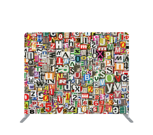 Pillowcase Tension Backdrop Letters