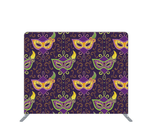 Pillowcase Tension Backdrop Mardi Gras Theme Purple