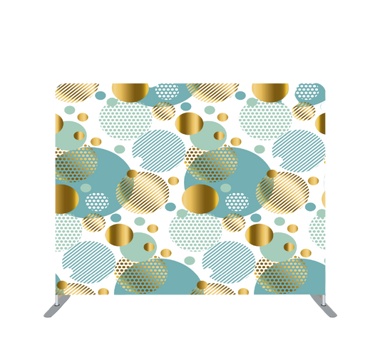 Pillowcase Tension Backdrop Modern Light Circles