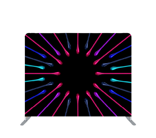 Pillowcase Tension Backdrop Multi Drop