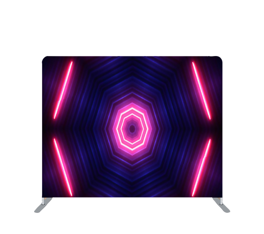 Pillowcase Tension Backdrop Neon Lights Middle