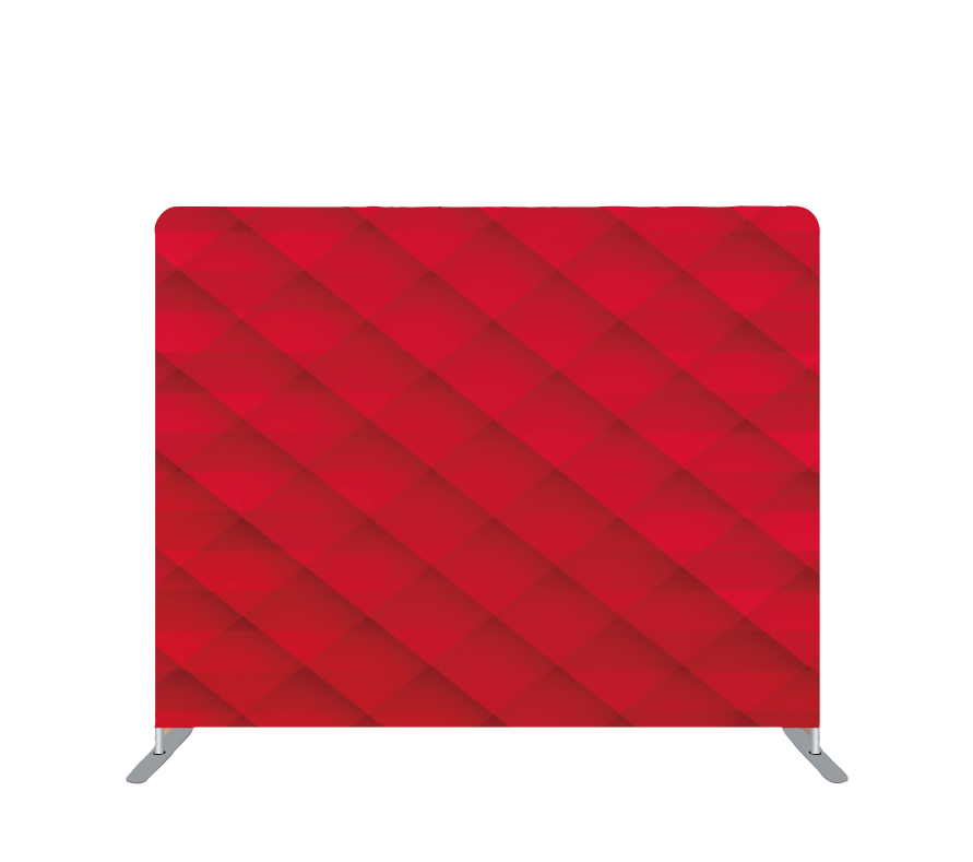 Pillowcase Tension Backdrop Red Quilt