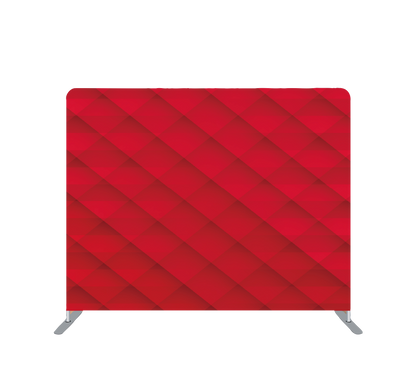 Pillowcase Tension Backdrop Red Quilt