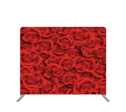 Pillowcase Tension Backdrop Red Roses