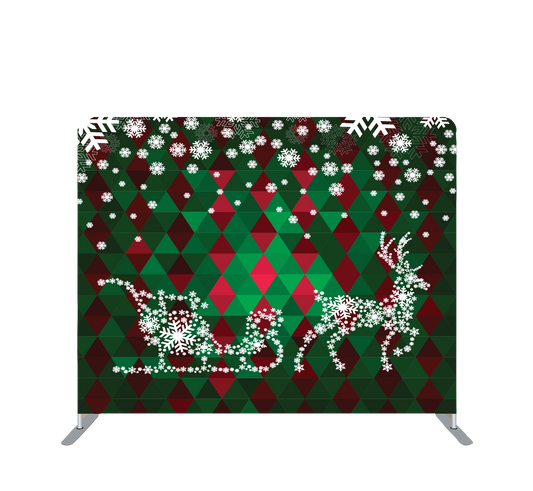 Pillowcase Tension Backdrop Reindeer