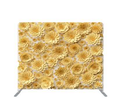 Pillowcase Tension Backdrop Yellow Floral