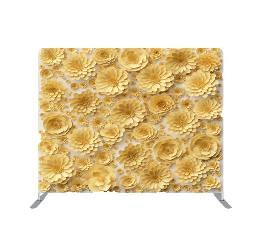 Pillowcase Tension Backdrop Yellow Floral