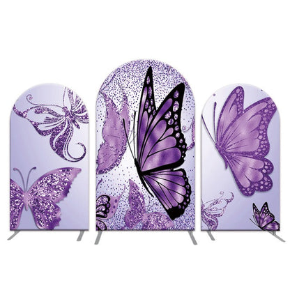 Photo of Purple Butterfly Chiara Wall Backdrop for Birthday