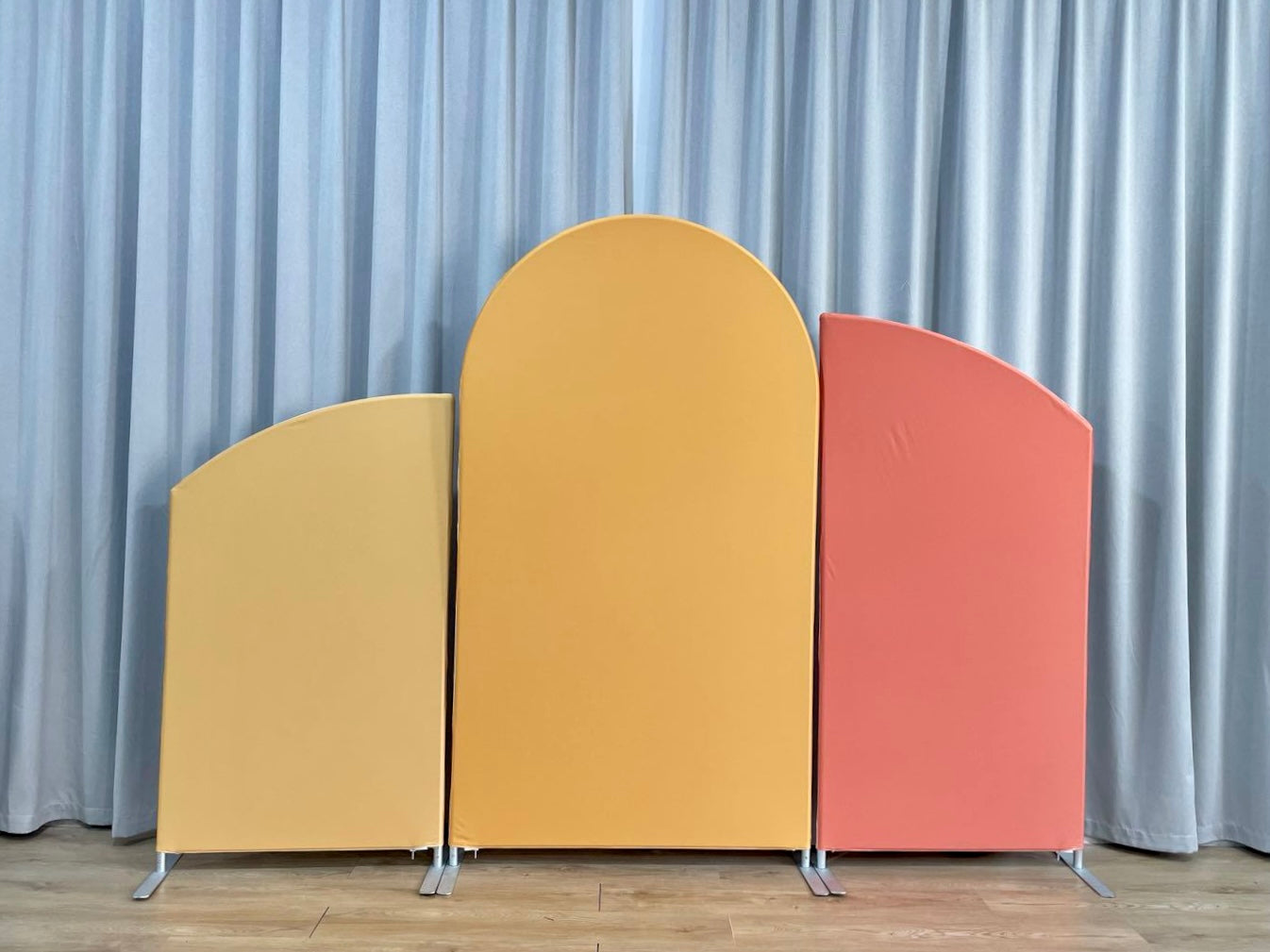 Solid Orange and Yellow Halloween Arch Backdrop