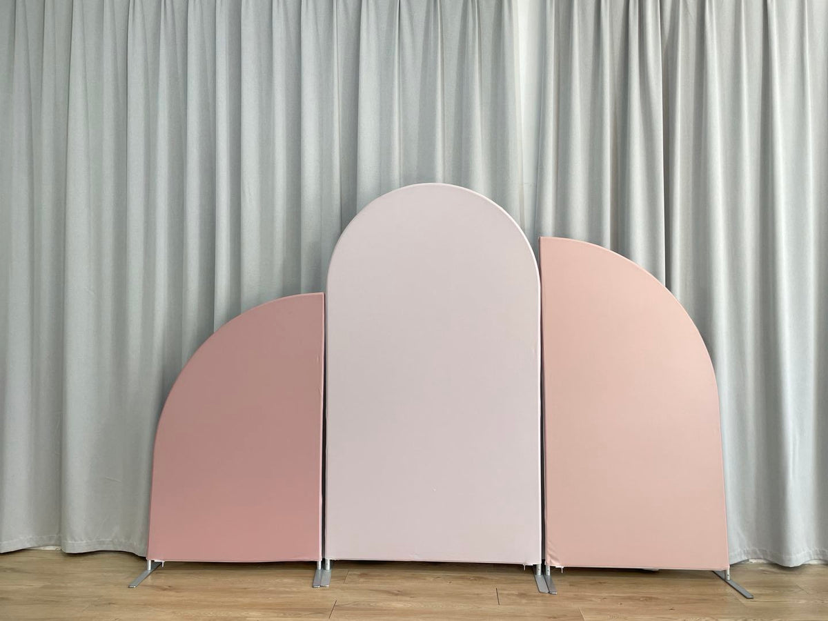 Chestnut Backdrop Solid Nude and Pale Chestnut Color Arch Backdrop Wall for Engagement ...