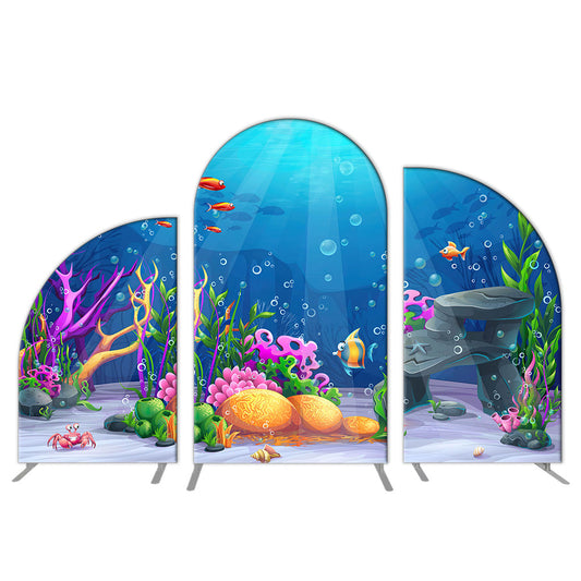 Sea World Chiara Backdrop Cover for Baby Shower