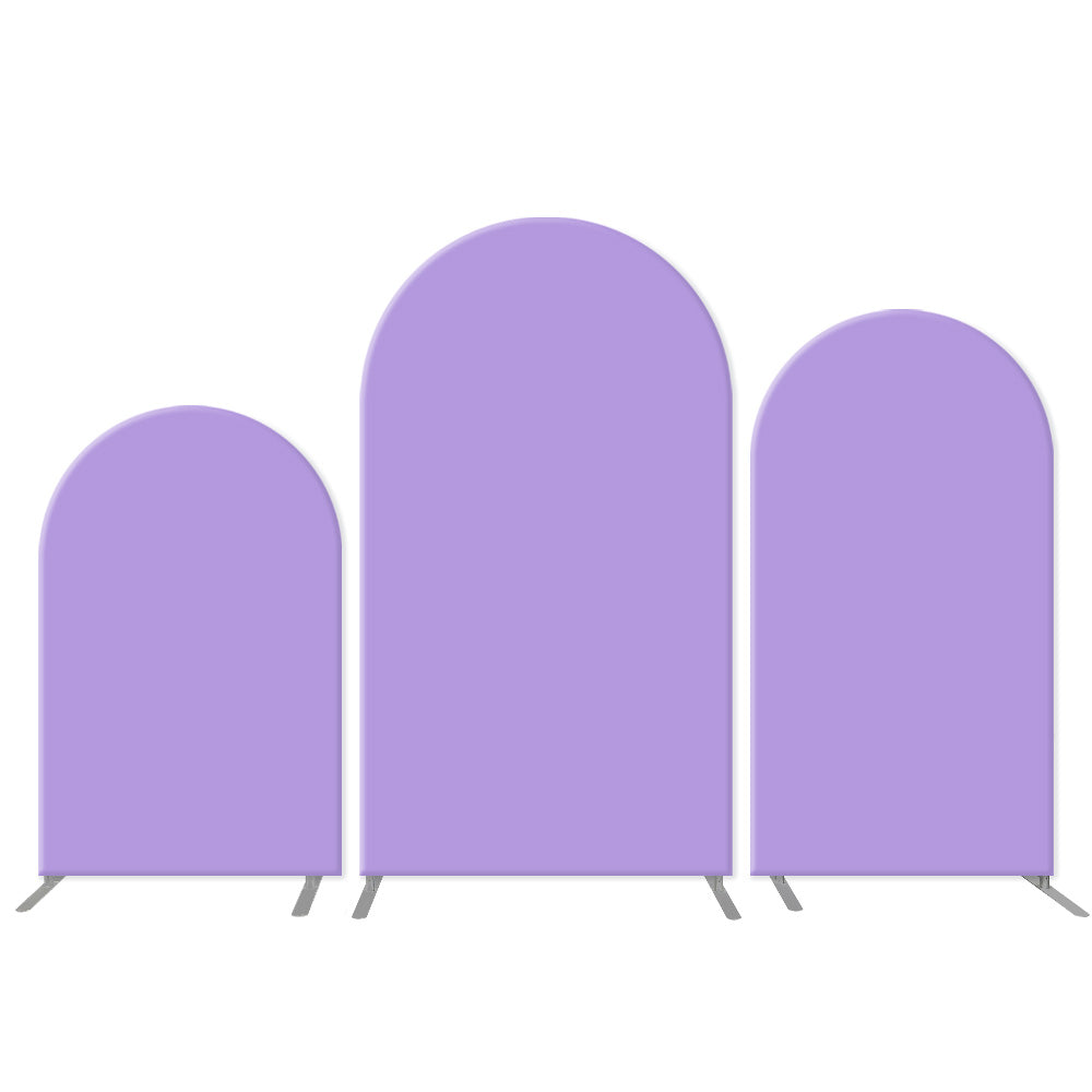 Photo of Solid Light Purple Mermaid Arch Backdrop