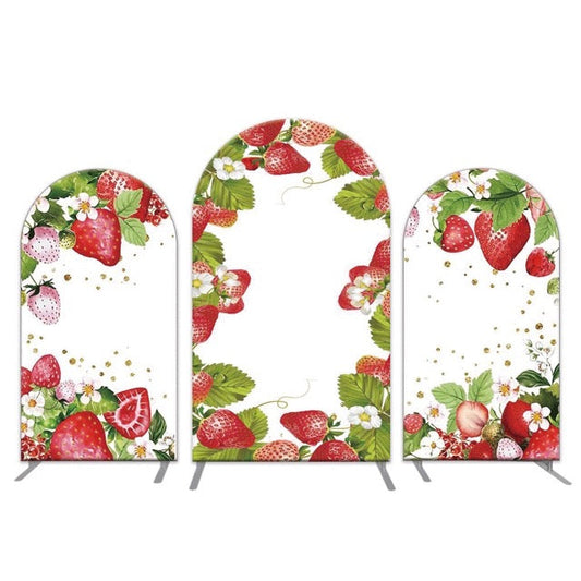 Strawberry Garland Personalized Chiara Wall Arch Backdrop